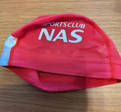 NAS　 水泳帽 М　赤