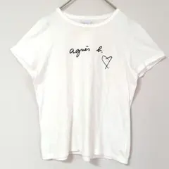 agnès b. アニエスベー ホワイト Tシャツ Lサイズ