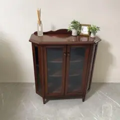 東海家具 ケント コンソールキャビネット ガラスキャビネット 飾り棚