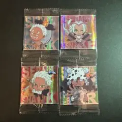 【セラフィム4枚セット】ワンピース大海賊シールウエハースLOG.9