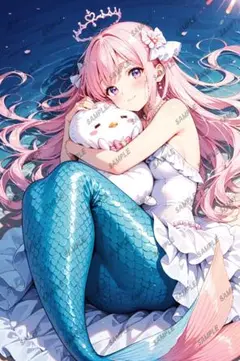 H59　オリジナルイラスト　高画質　光沢写真用紙　A4ポスター