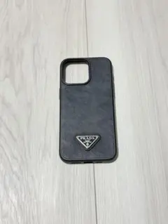 極美品◇プラダ iPhone16ProMaxケース サフィアーノ カーキ 正規品