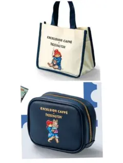 【セット】エクセルシオールカフェ　福袋　パディントン　ポーチ　トートバッグ