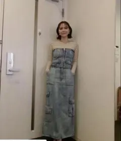 Sea Room Lynn デニムカーゴスカート M