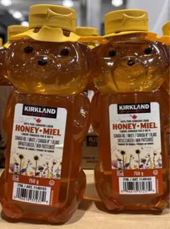 2本　コストコ　ハチミツ　クマボトル　カナダ産のサムネイル