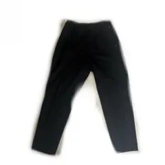 spick&span 裏起毛　テーパードパンツ　ブラック　ゴールド