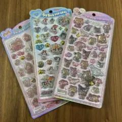 うるちゅるPOPシール　3枚セット