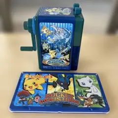 ポケットモンスター 手動 鉛筆削り と ポケモン 色鉛筆 セット 昭和 レトロ
