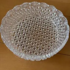 HOYA CRISTAL ガラスボウル 菓子鉢　直径22cmクリスタル皿のサムネイル