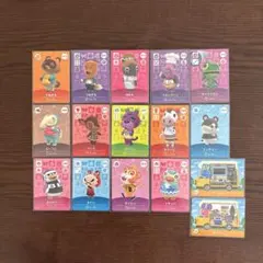 どうぶつの森 amiiboカード 16枚まとめ売り シールおまけ付き