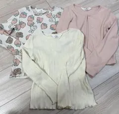 H&M 長袖カットソー　カーディガン　3点セット
