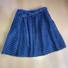 BANANA REPUBLIC ネイビー フレアスカート サイズ4