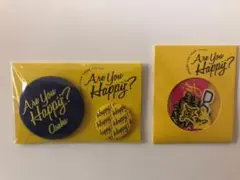 【新品未開封】 嵐Are You Happy？ 会場限定　缶バッジ&シール　黄