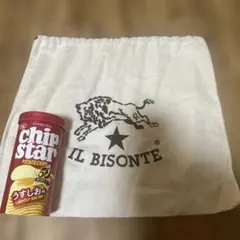 【美品】IL BISONTE イルビゾンテ　巾着袋のサムネイル