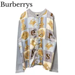 【vintage 90’s】Burberrys チェック柄 ロゴ カーディガンのサムネイル