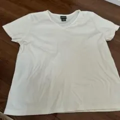 L.L.Bean ホワイト Vネック Tシャツ 半袖のサムネイル