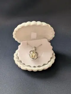 シルバー ハート型ペンダント ネックレス