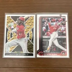 2025 topps update エリー・デラクルーズ2枚 MLBカード