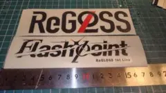 ホロライブ　ReGLOSS　ロゴ、ライブロゴレプリカ　カッティングステッカー