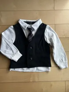 フォーマル シャツ ベスト ネクタイ3点セット 95