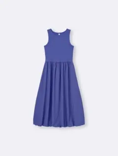 GU　バブルヘムワンピース（ノースリーブ）