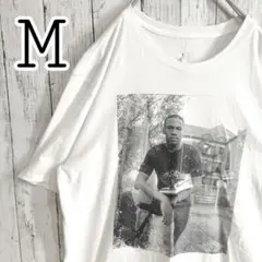 【ジョーダン】 Tシャツ M フォトプリント 白 マイケル・ジョーダン バスケ