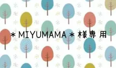 ＊MIYUMAMA＊様専用ページ