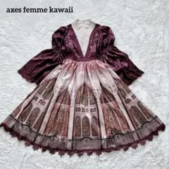 axes femme kawaii プリエールワンピース　チャペル　レース