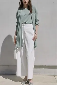 新品未使用　ICB 24SS PINION 春夏　カーディガン　グリーン　 S