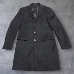 【美品】UNIQLO ウール カシミヤ ブレンド チェスターコート Lサイズ