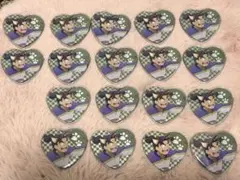 忍たま乱太郎 ナンジャタウン ハート缶バッジ 潮江文次郎 18個