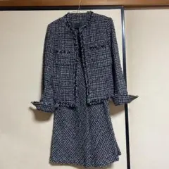 美品　ツイード　スーツスカートセットアップ　9号