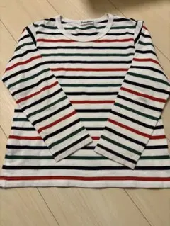 familiar 長袖　ボーダー 120 美品