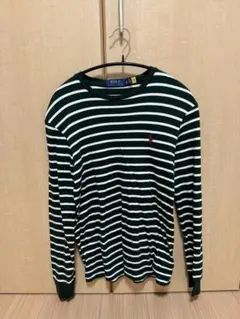 POLO RALPH LAUREN ボーダー　ロンT グリーン