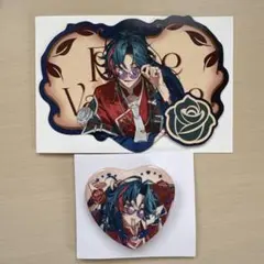 にじさんじ バレンタイン 魁星 缶バッジ 特典 Rose Valentine