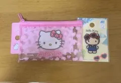サンリオ キティ ダイソー ポーチ 日焼け ワッペン 韓国