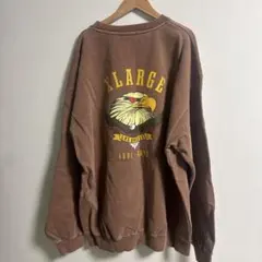 XLARGE ブラウン スウェット 1991-2021