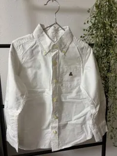 お遊戯会や卒園式入学式にも♡ GAPホワイトボタンシャツ