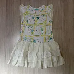 hakka kids花柄ワンピース 130