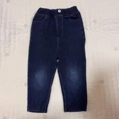 petit main ダークブルーデニムパンツ 90