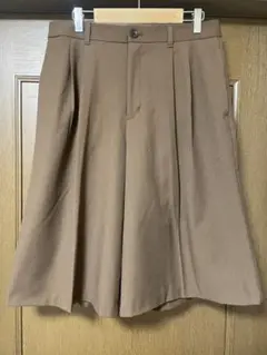 GU バミューダショートパンツ ブラウン WOMEN XL
