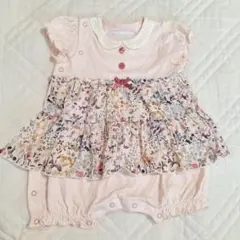 bebe reduction ベビー ロンパース 花柄 フリル 60cmのサムネイル