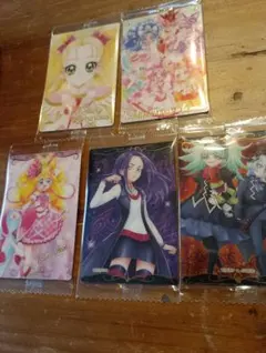 プリキュアカードウエハース　シャイニールミナス　他4点まとめ売り