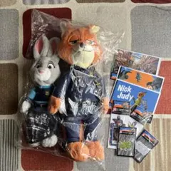 Zootopia ズートピア Happyくじ ラストワン賞 ぬいぐるみセット