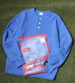 Healthknit（ヘルスニット）クラシック ヘンリーネック裏起毛スウェット