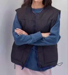 searoomlynn ナイロン puffy REVERSIBLEベスト