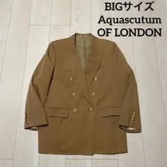 Aquascutum アクアスキュータム 金ボタン ウール ダブルジャケット
