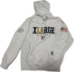 XLARGEグレーパーカー