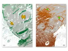 ヒロアカ 原画展 A2 アートポスター 2枚セット The Beginning