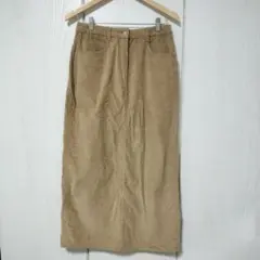 Talbots　ベージュ コーデュロイ タイトスカート　タルボット